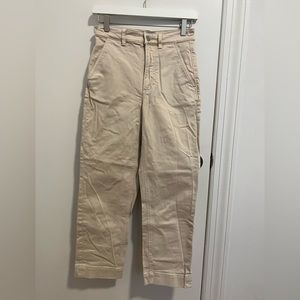 Everlane putty color straight leg pant